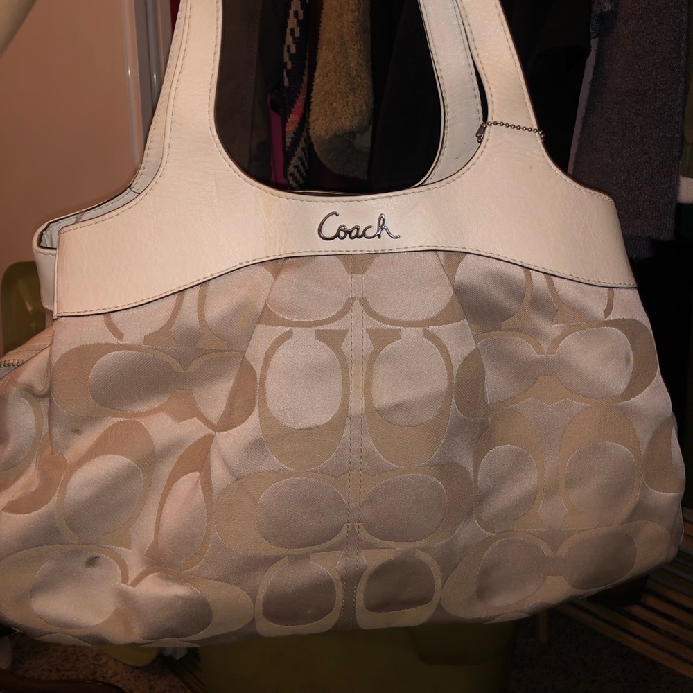 Coach handbag and matching wallet